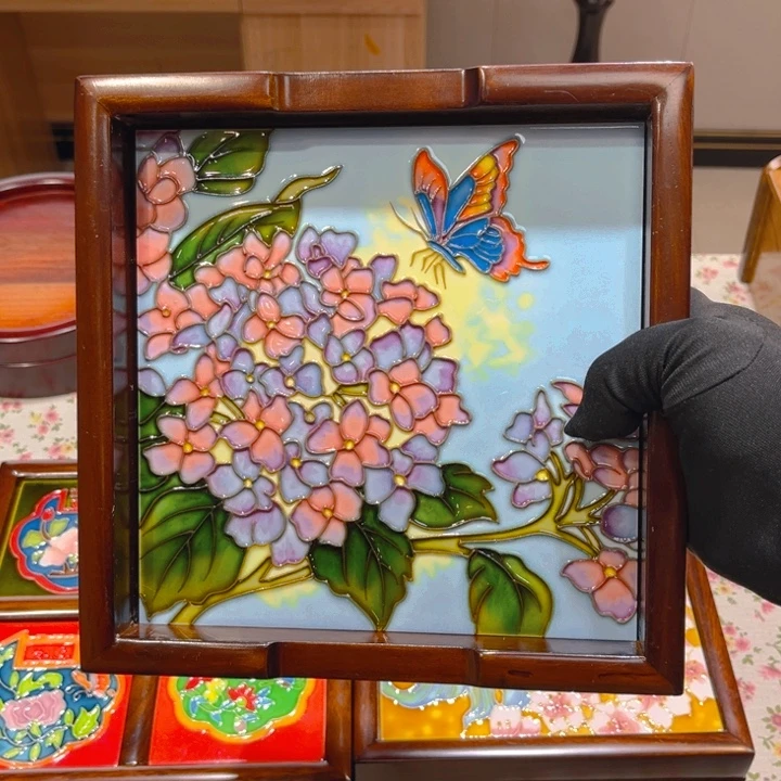 一体款瓷板画艺术作品