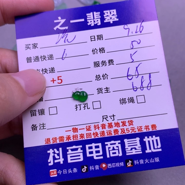 颈饰未镶嵌翡翠流*_