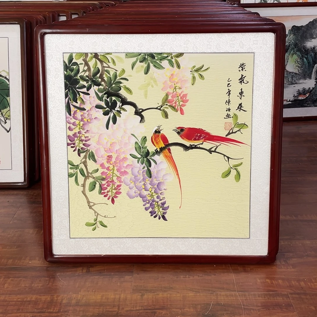 国画带框尺寸63*63厘米