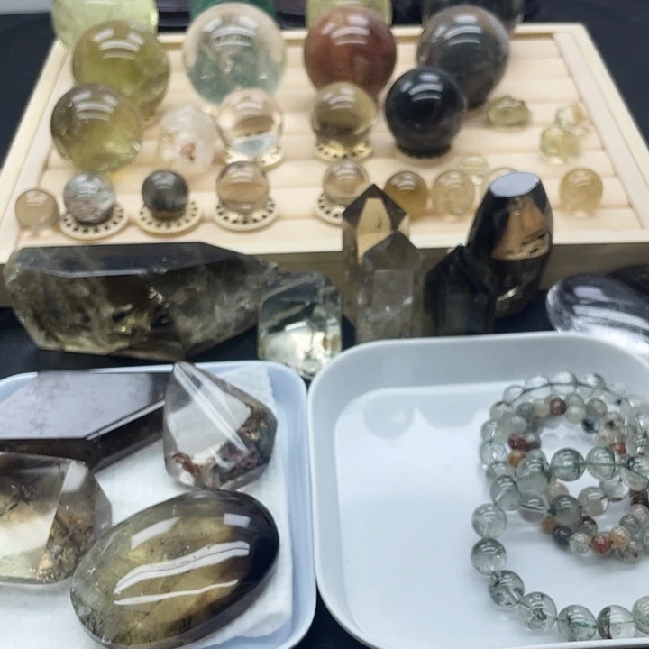 未镶嵌水晶珠宝半成品153水晶