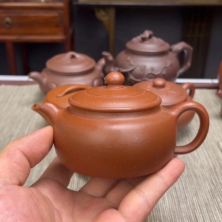参***七茶壶底槽青容量180毫升