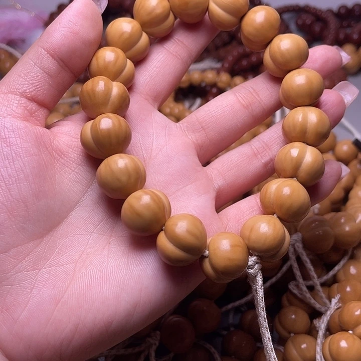 猴头核桃手串16尺寸镜面柯基屁桃手持全品无暇