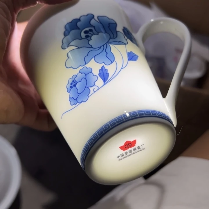 青韵马克杯陶瓷一个