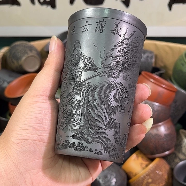 茶杯紫砂全手工紫砂主人杯