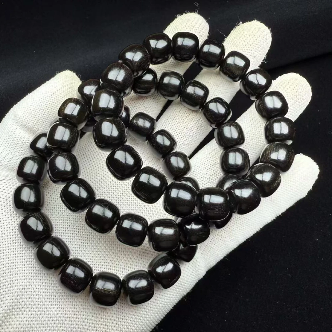 diy手串编制全黑，红