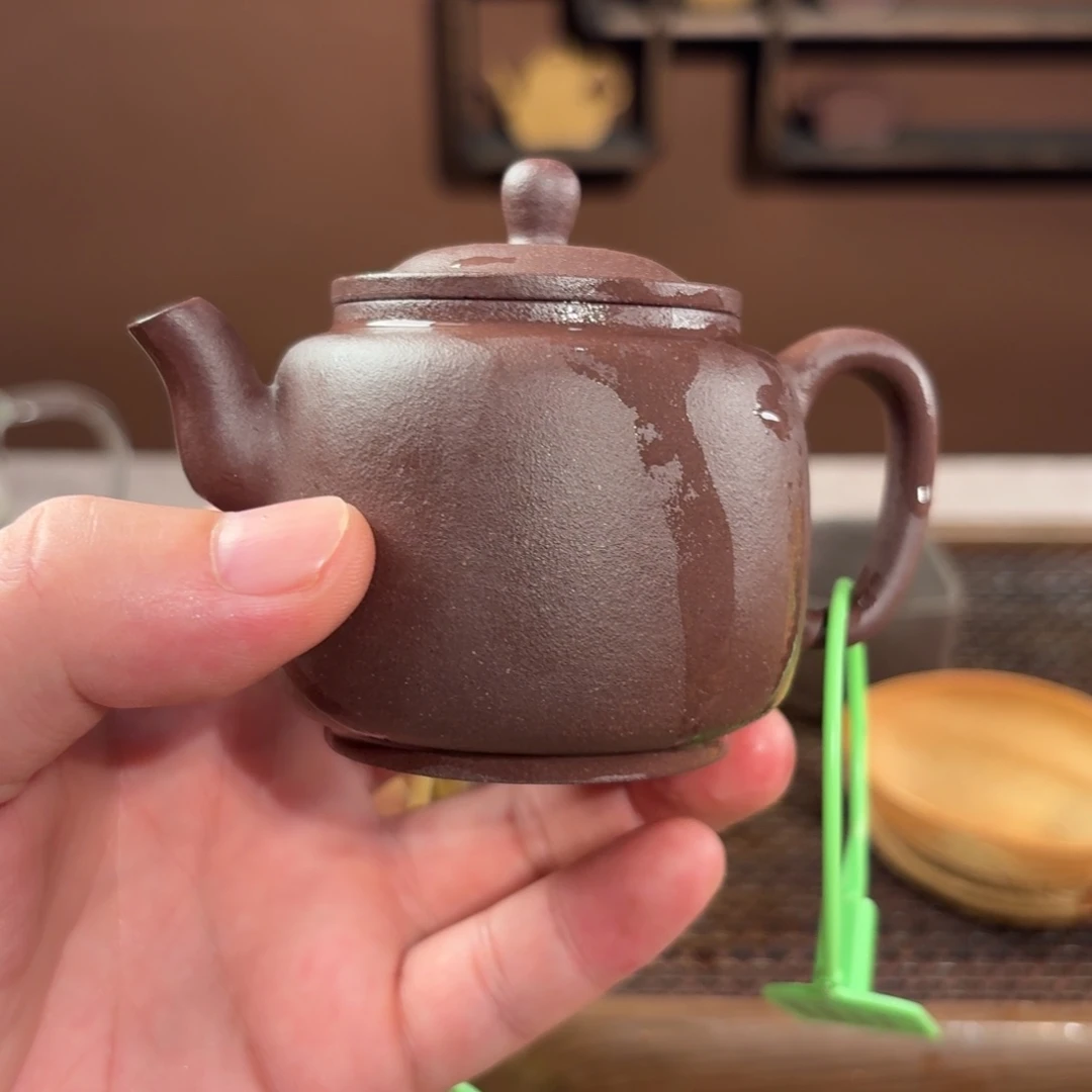 茶壶紫砂紫茄墨林