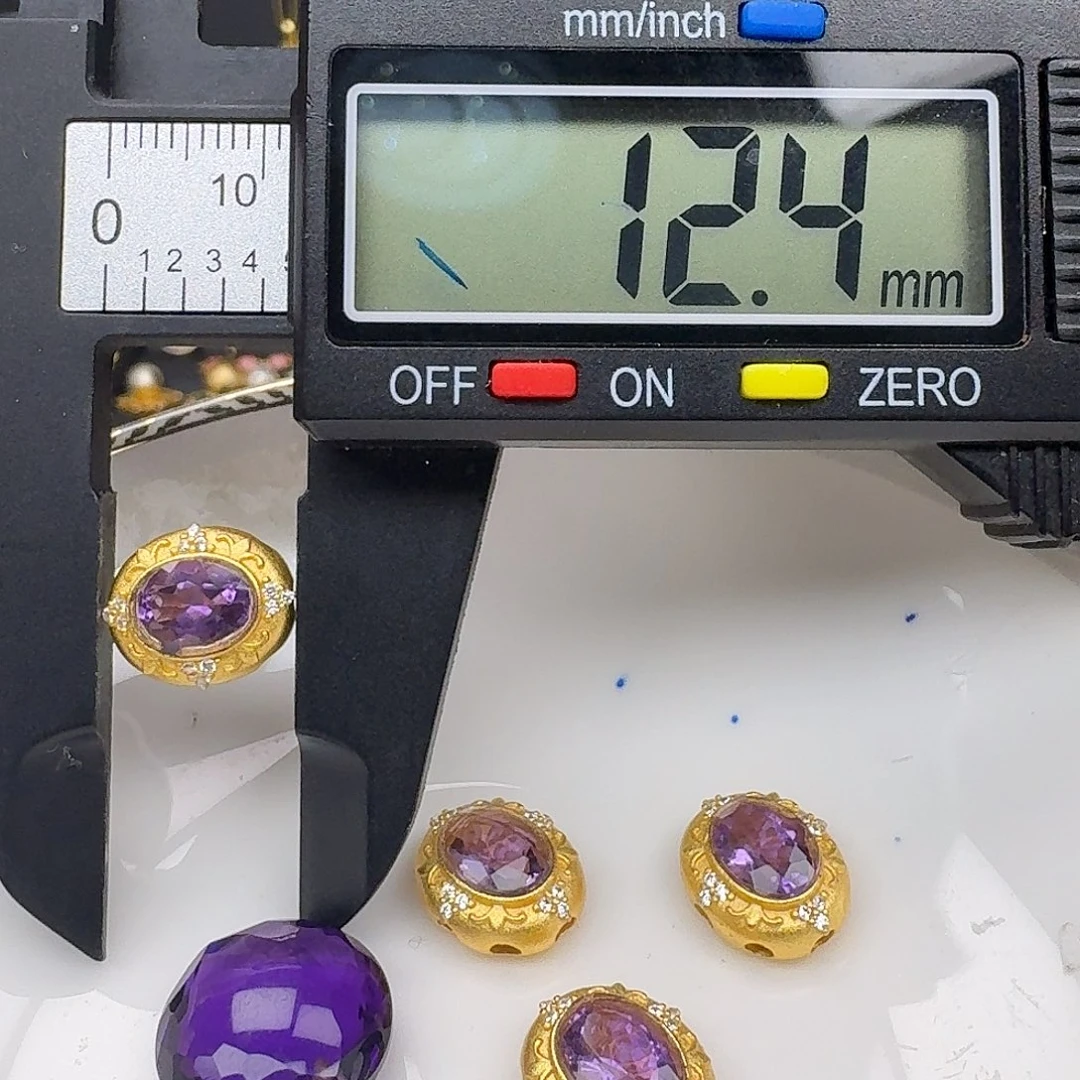 颈饰紫晶银S925镶嵌紫水晶925镶嵌114