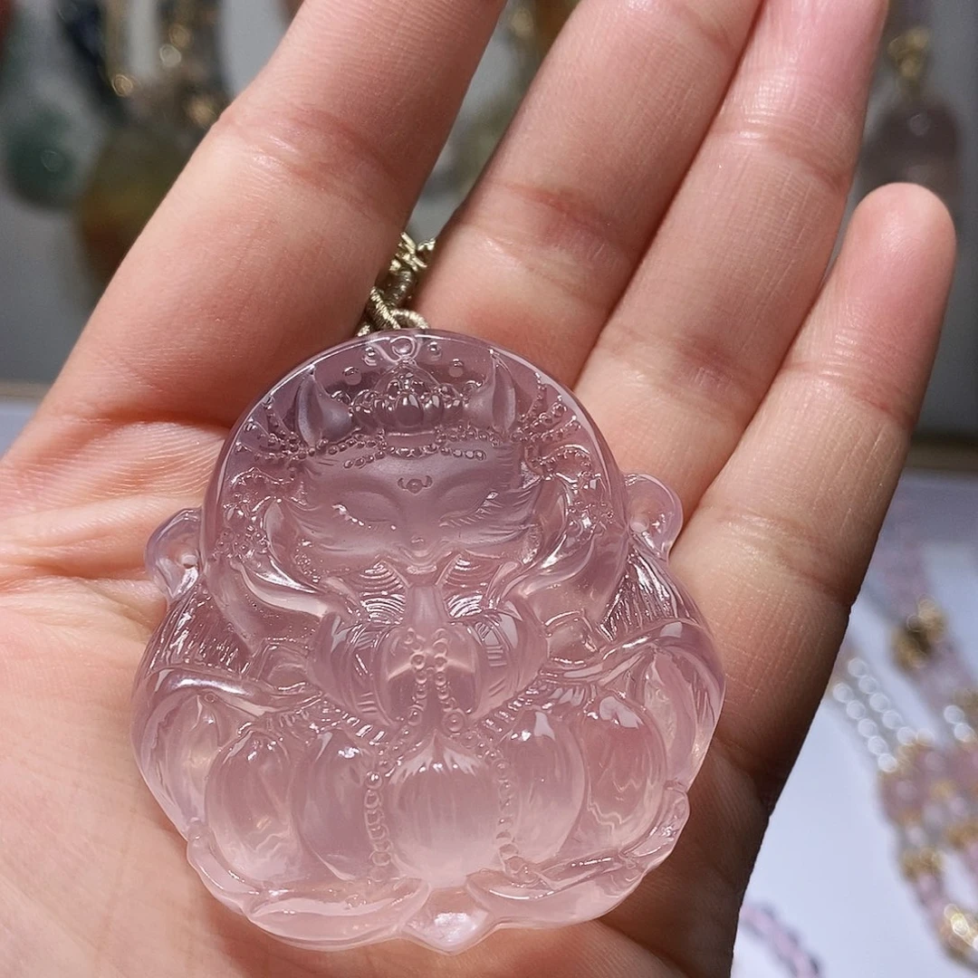 水晶水晶吊坠未镶嵌饭****-