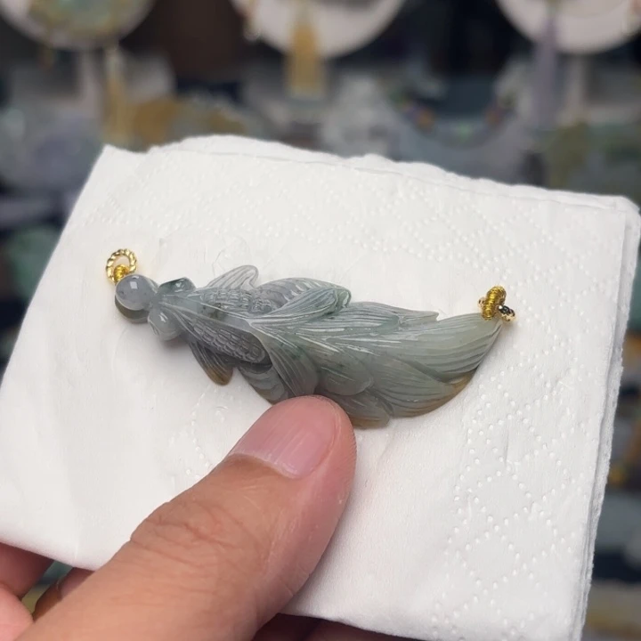 翡翠未镶嵌颈饰吊坠