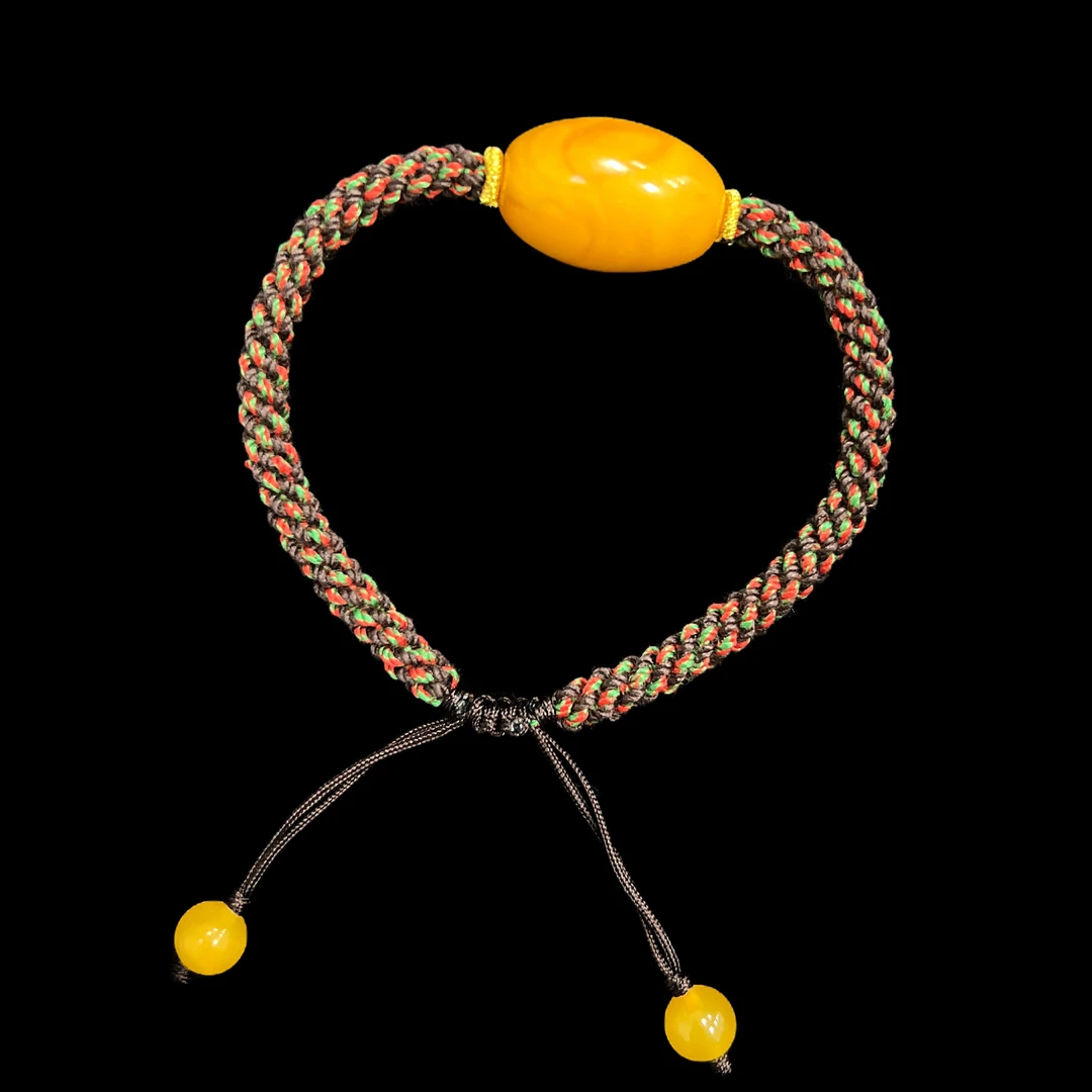 V413蜜蜡手链孤品、