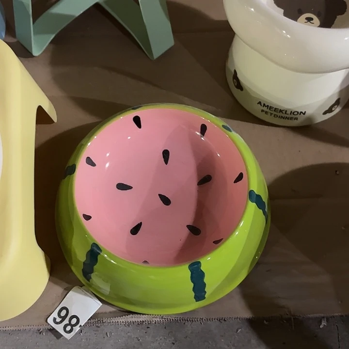 瓷片陶瓷西瓜陶瓷碗