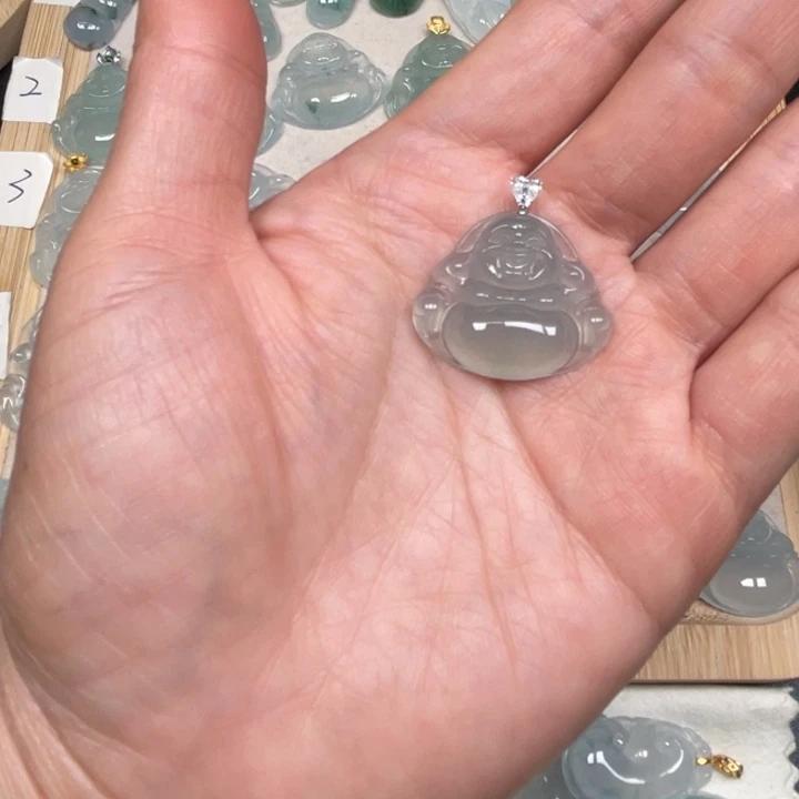 翡翠未镶嵌吊坠(不含链)翡翠