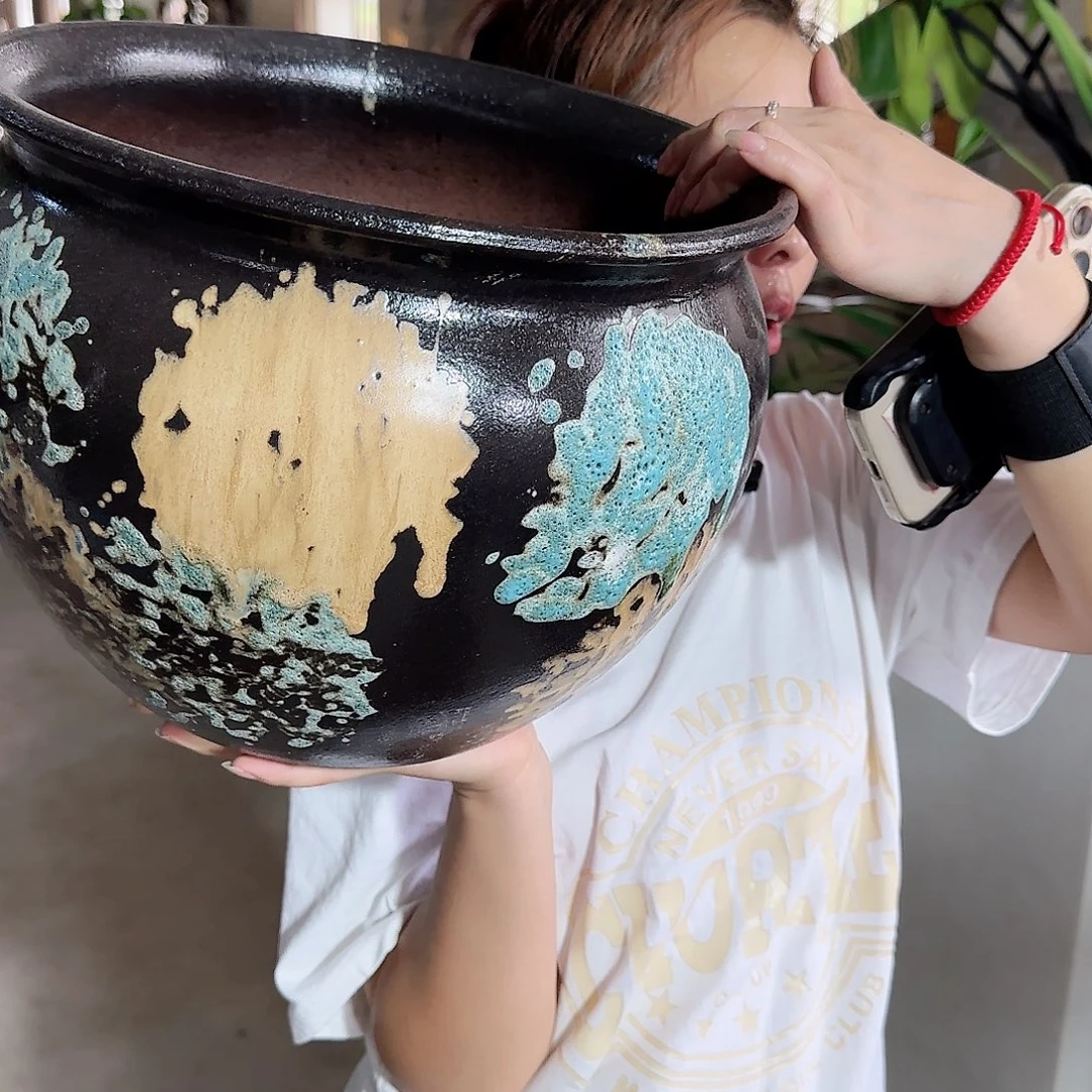 紫砂花盆王嫂花盆0925-141高25口30