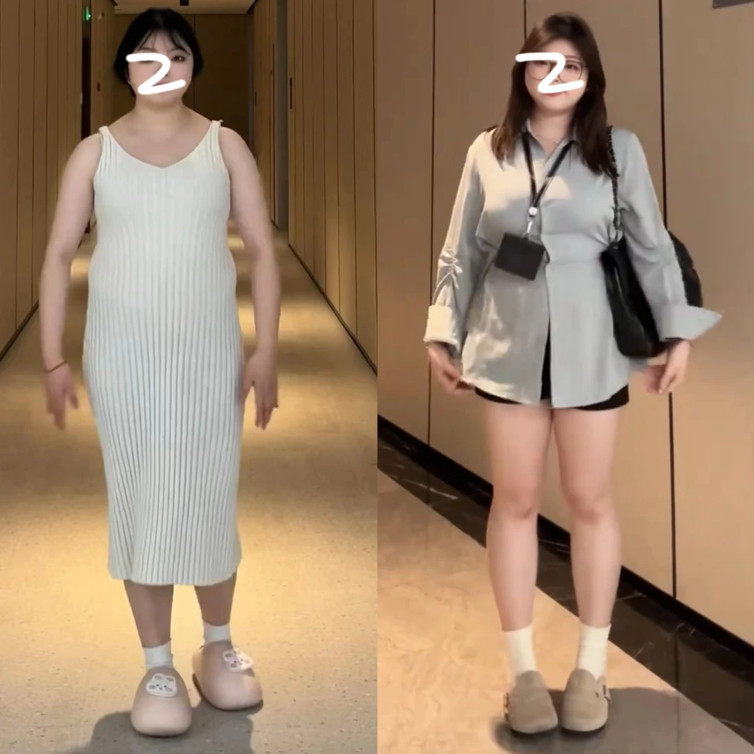 早秋新款春装设计感纽扣收腰长袖衬衫女大码胖mm显瘦穿搭遮肉上衣