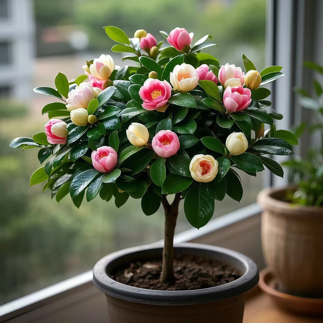 含笑花树苗植物耐寒浓香型花卉四季常青室内外庭院绿植含笑花盆栽