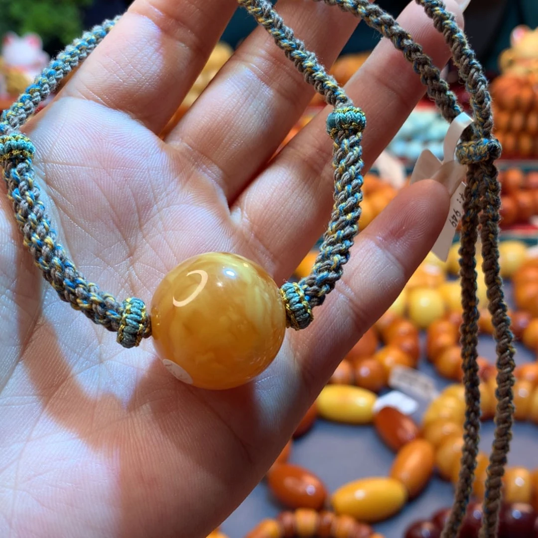 【闪购商品】蜜蜡吊坠(赠链)未镶嵌