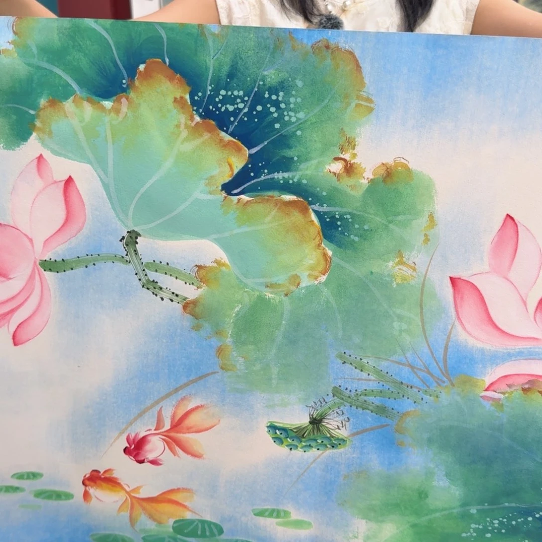国画国画作品山水花鸟