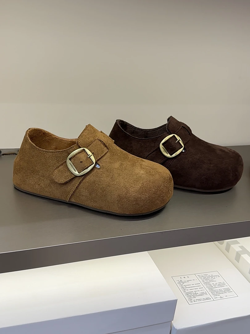 2025秋冬新款鞋底超软增高女士厚底全包勃肯鞋91605