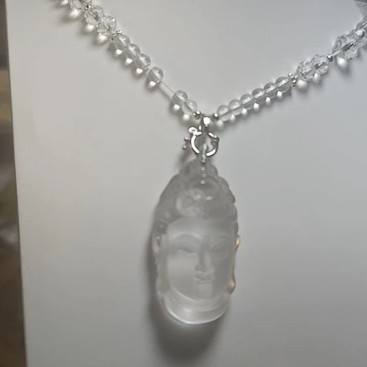 漪***风水晶颈饰未镶嵌水晶