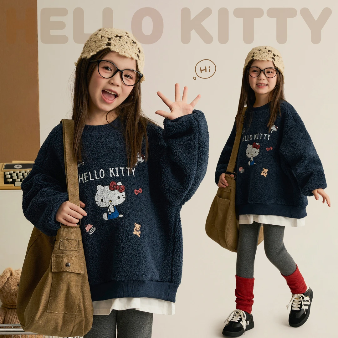 【漫游】KIitty女童假两件卫衣堆堆袜打底裤8848DH/8959D