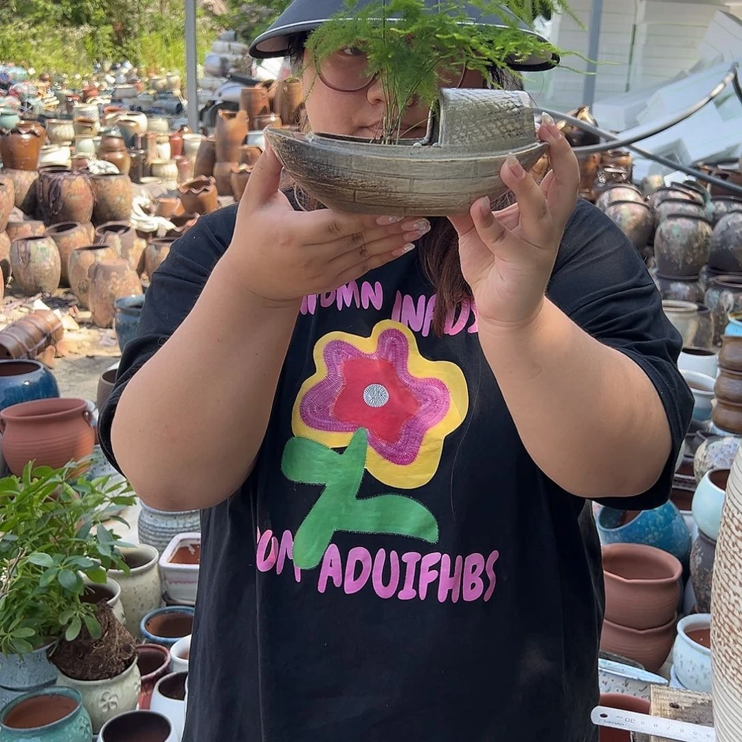 紫砂花盆小船一个福利瑕疵随机