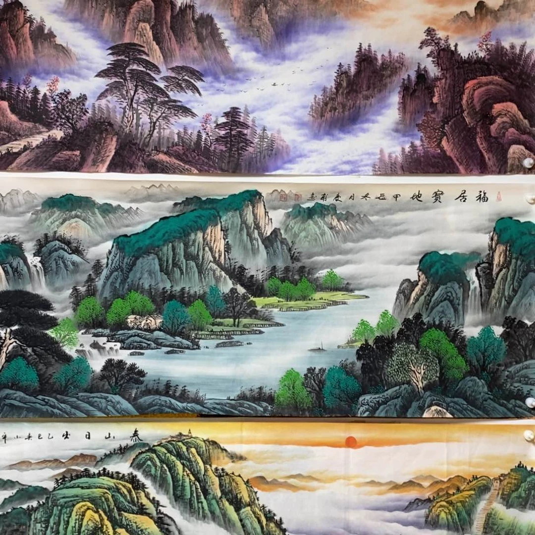 国画故*、1.8米长的福居宝地