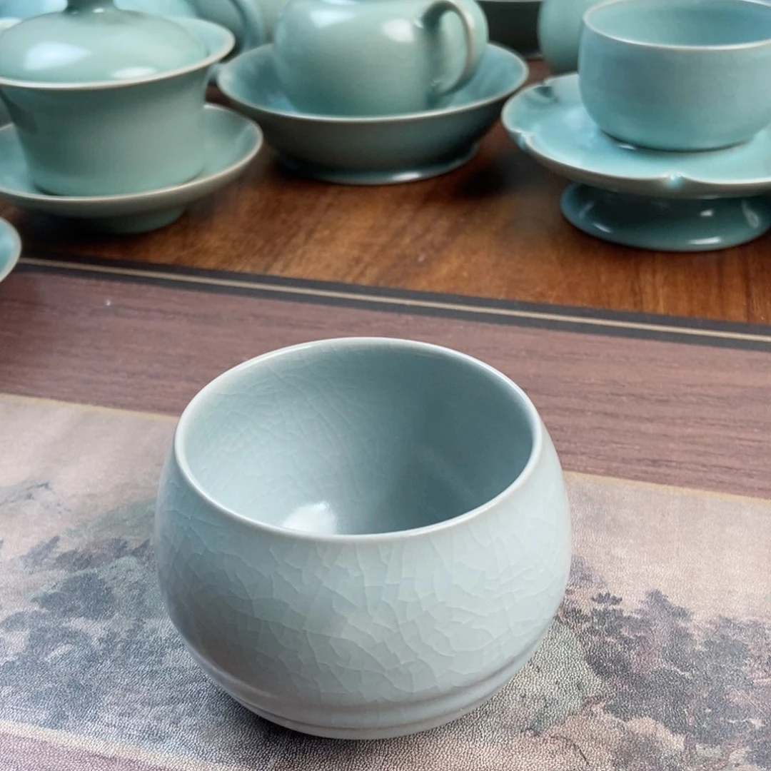 摆件原产地原矿汝瓷～茶器