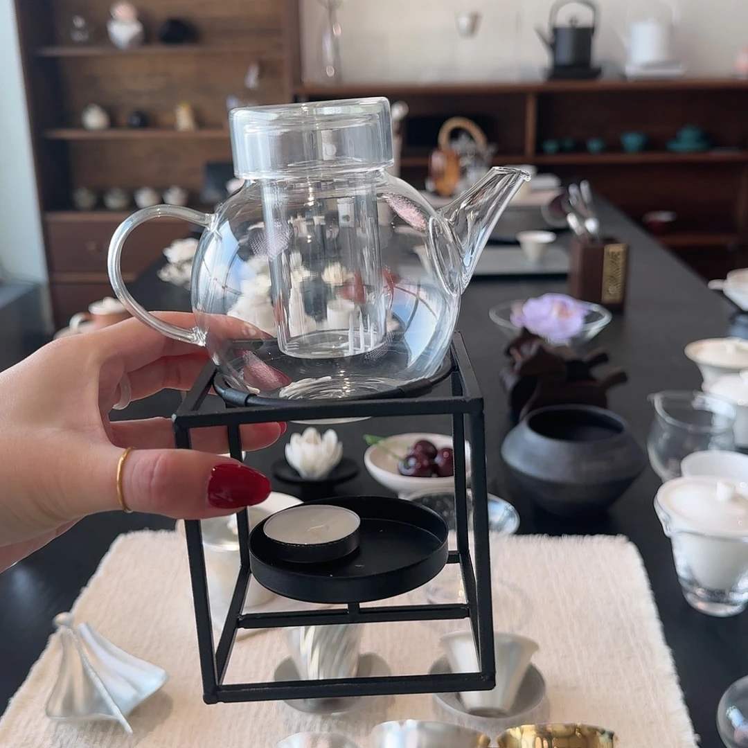 泡泡壶+铁艺温茶器