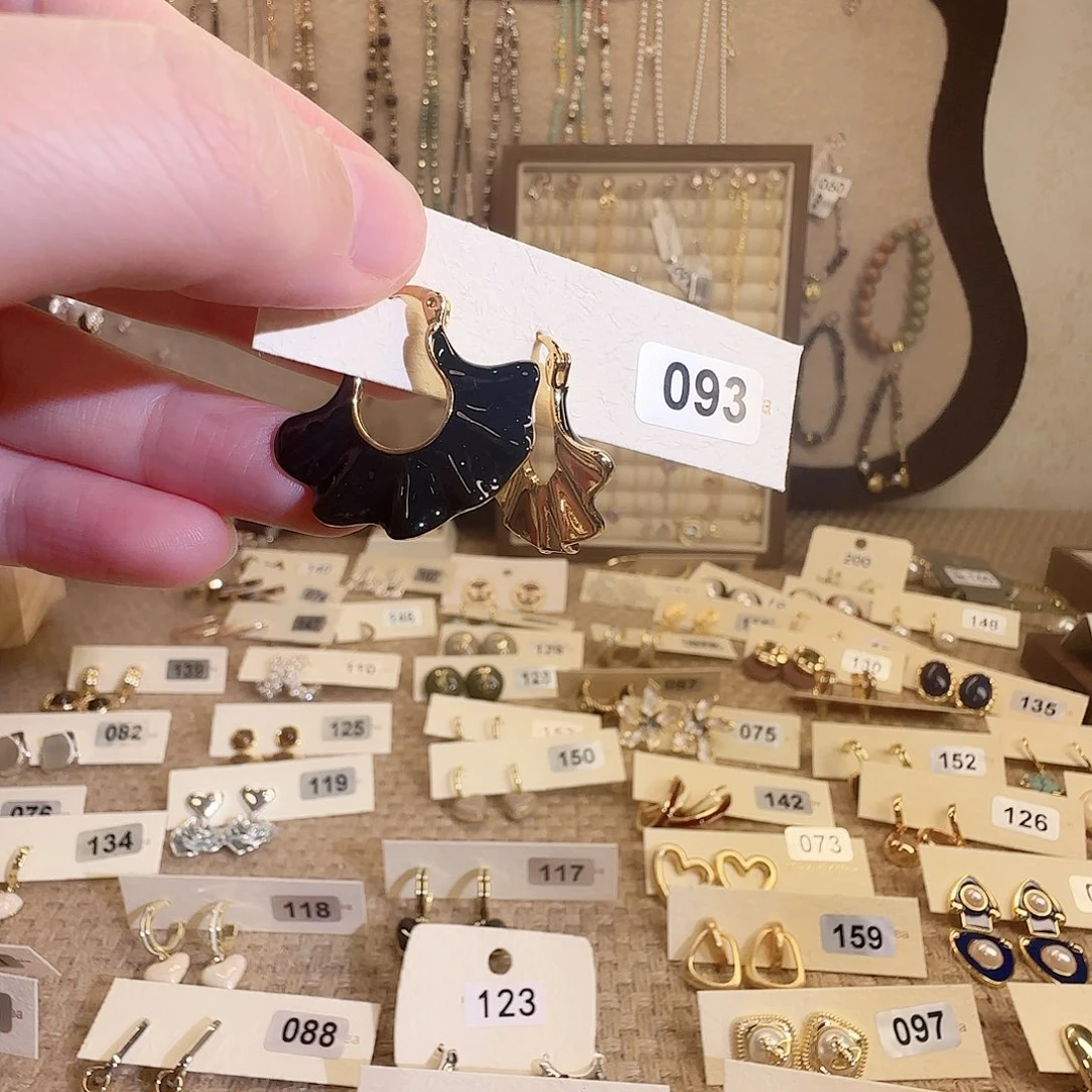 仿珍珠铜合金合金耳圈