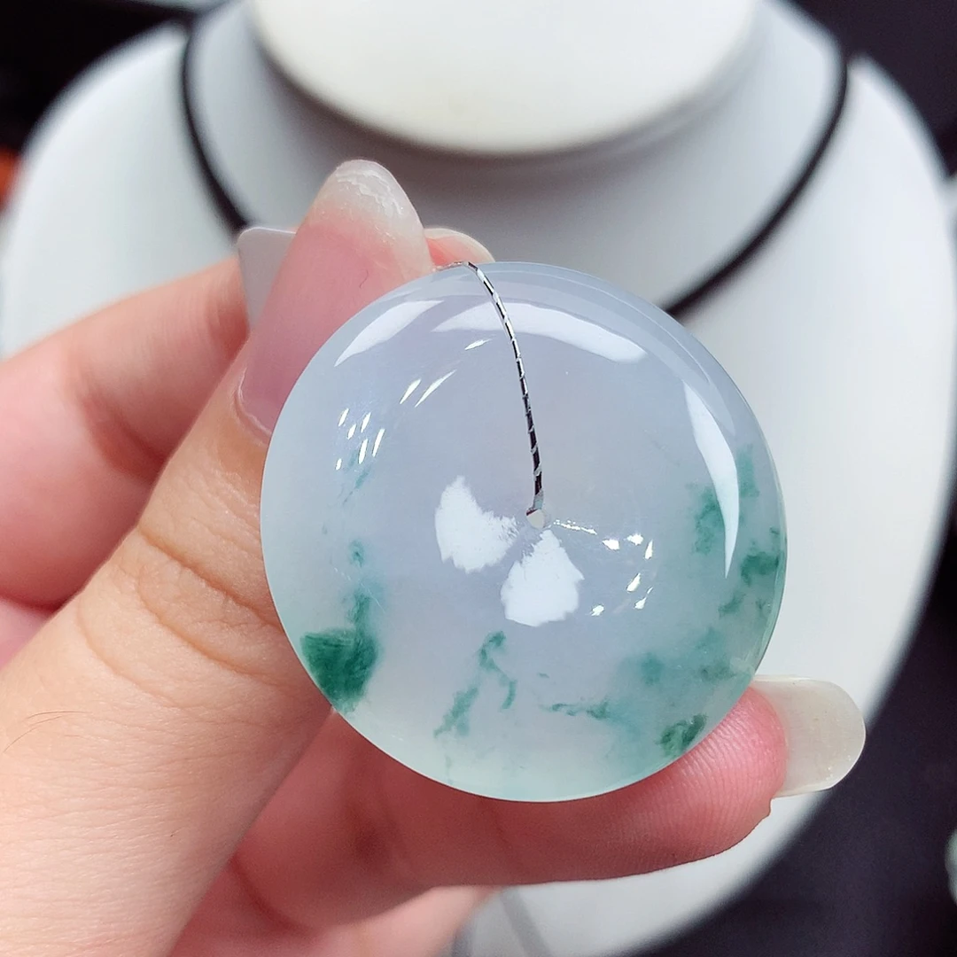 翡翠未镶嵌颈饰翡翠96，31/6.3