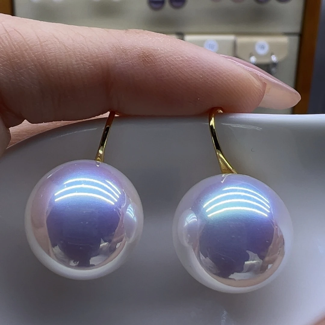 耳饰淡水珍珠银S925镶嵌