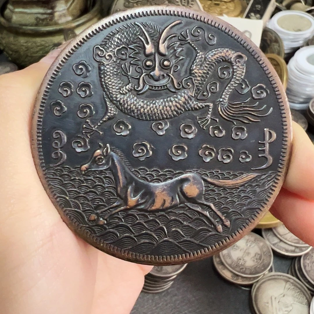 金属复古工艺品龙马