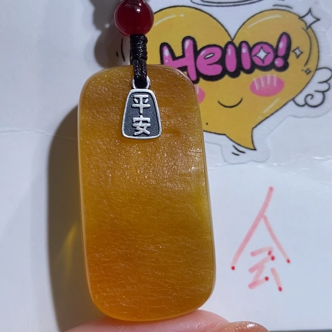 定制琥珀未镶嵌蜜蜡吊坠