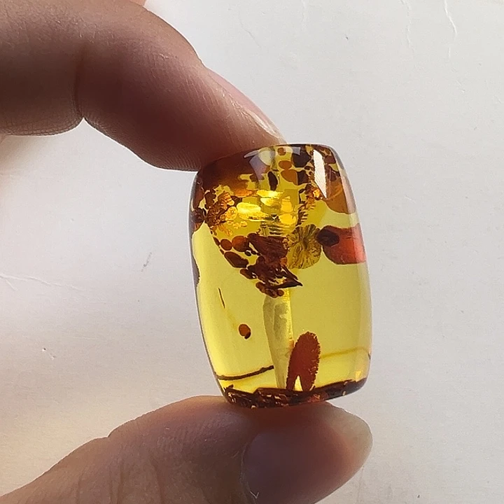 琥珀（花珀）未镶嵌颈饰