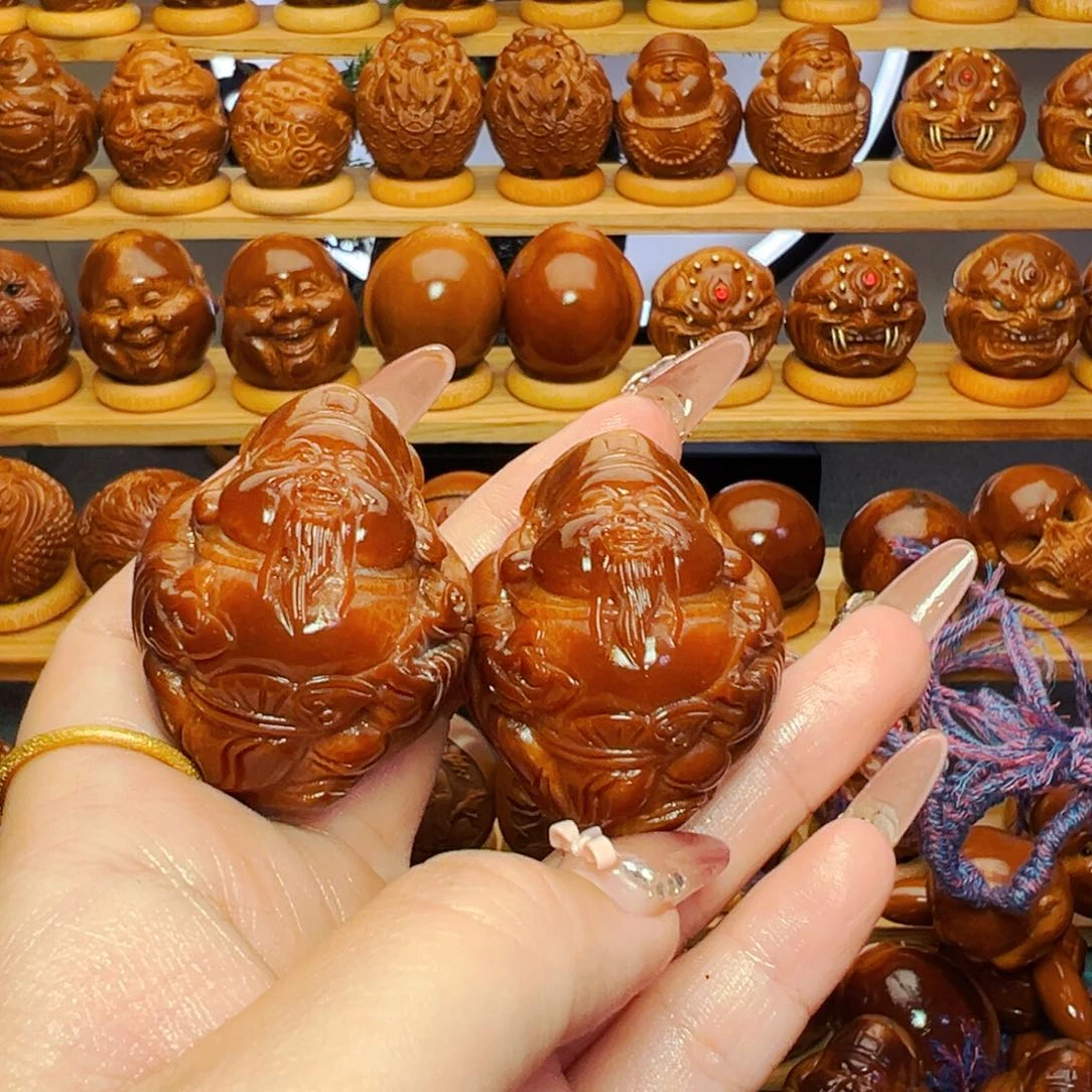 、***s手串/手链橄榄核财神玉化