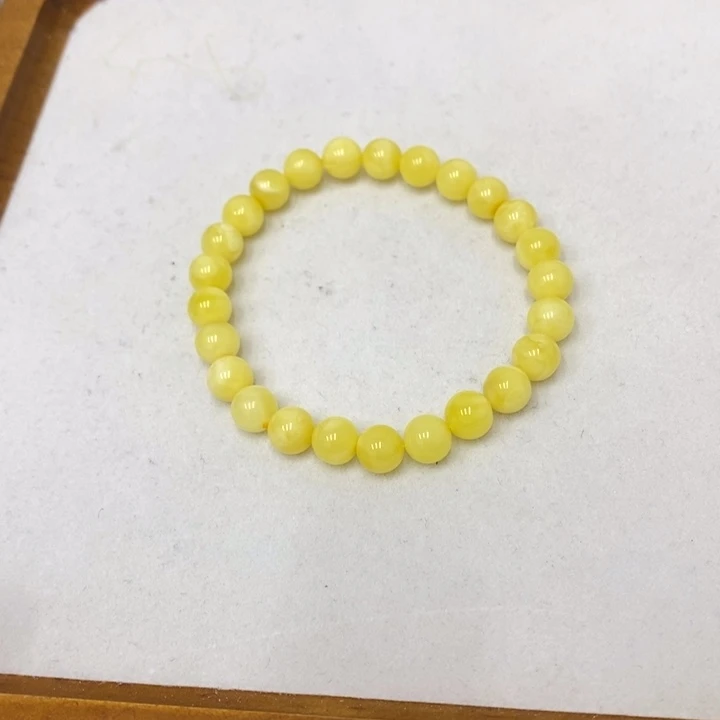 蜜蜡未镶嵌裸石串