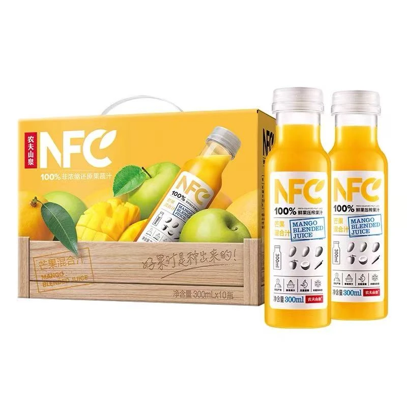 【日期到4月中旬】农夫山泉100%NFC果汁橙汁芒果混合汁宿舍饮品