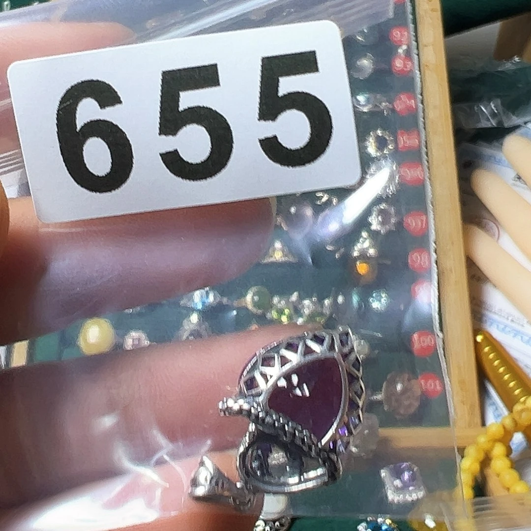 紫晶颈饰银S925镶嵌子*鱼