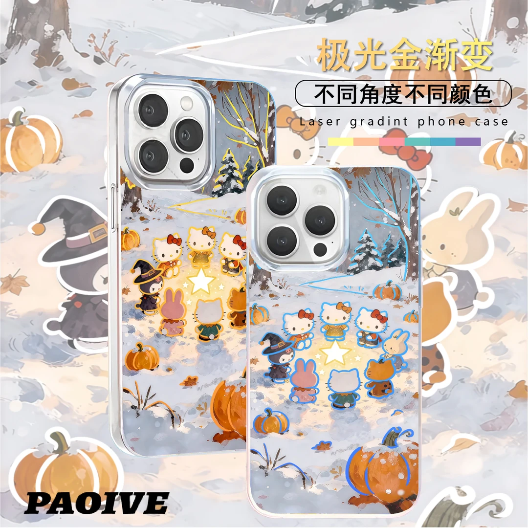 hellokitty适用苹果华为vivo一加iPhone小米红米极光手机壳