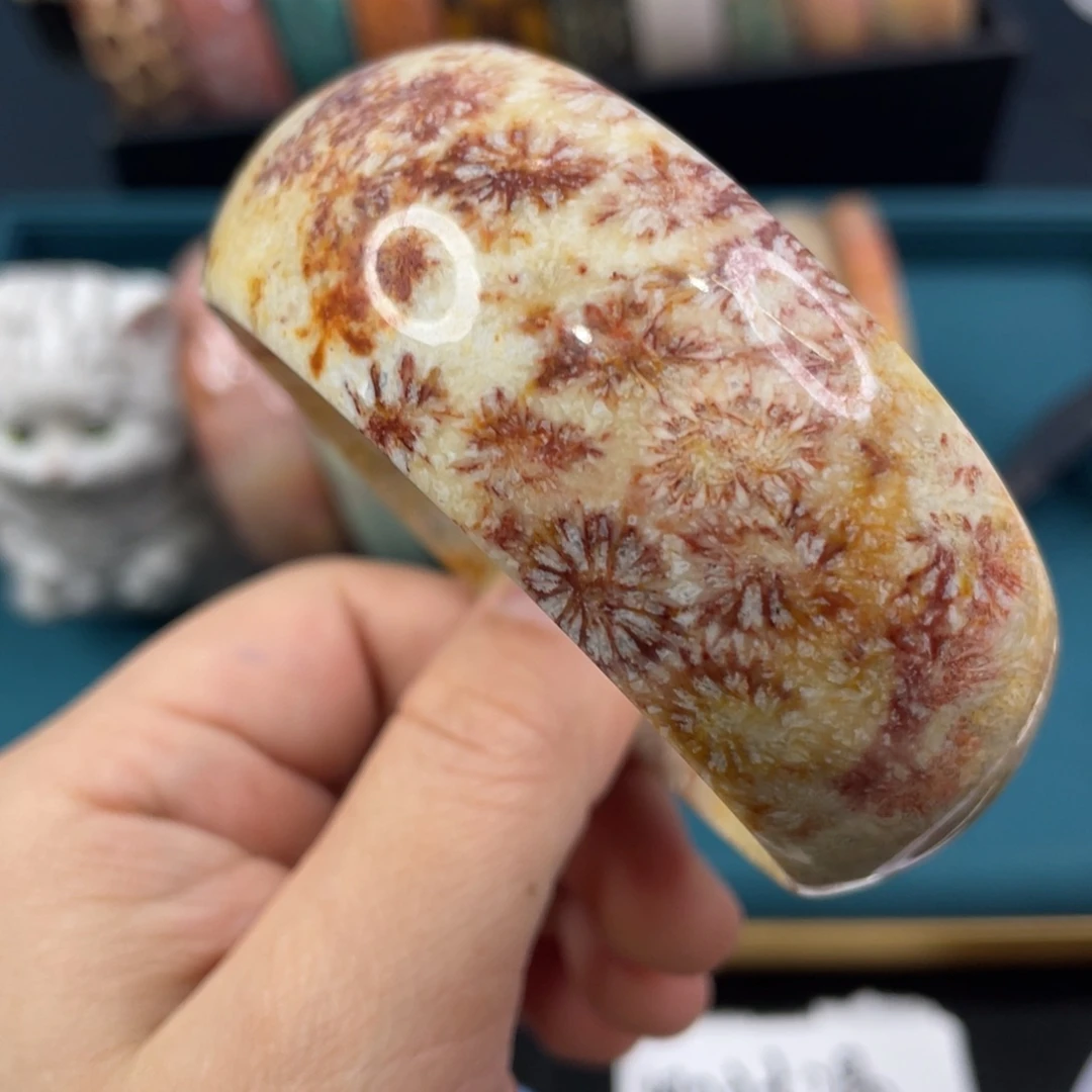 未镶嵌手镯硅化玉