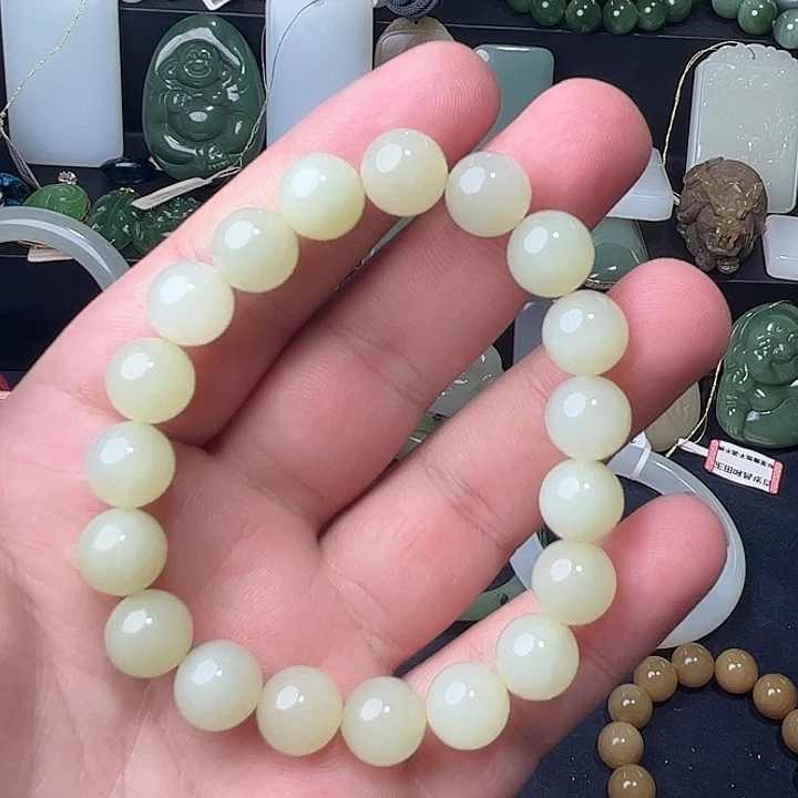 和田玉未镶嵌手链21