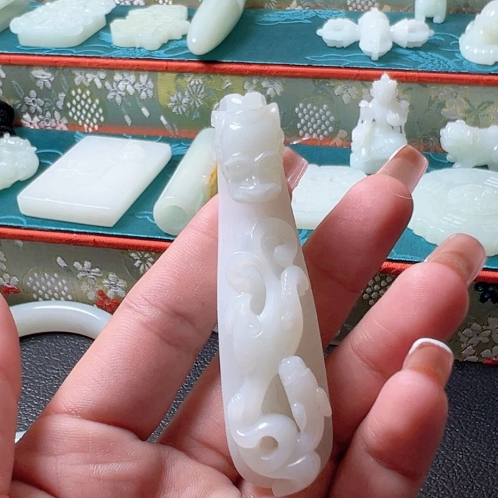 和田玉未镶嵌摆件13