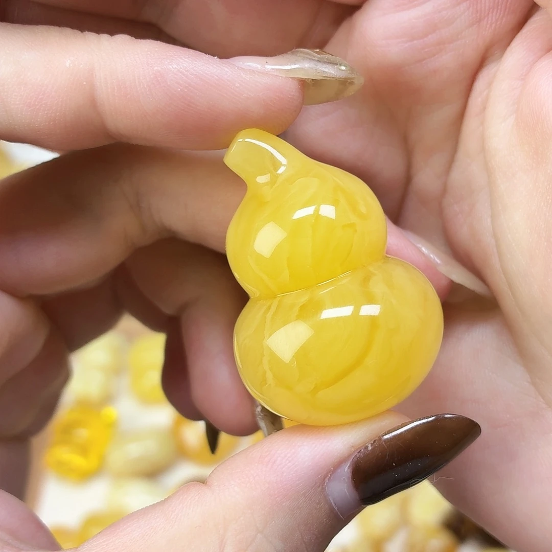 ****逗蜜蜡未镶嵌裸石葫芦送绳