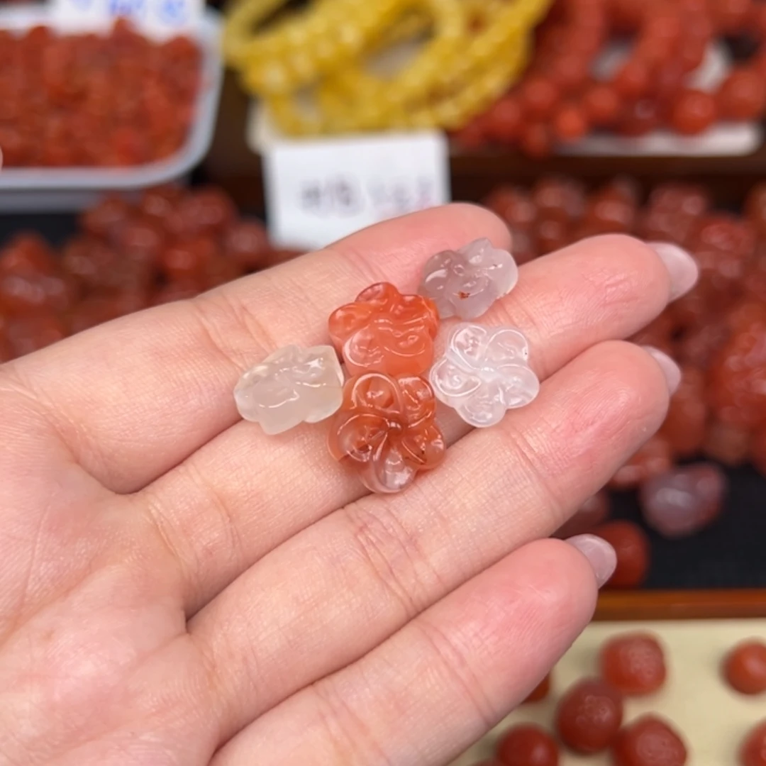 南红玛瑙未镶嵌吊坠(不含链)