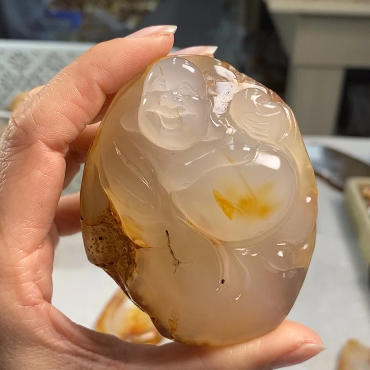 玛瑙/玉髓吊坠(不含链)未镶嵌