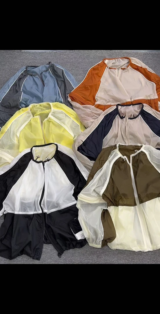 春夏新款圆领拉链上衣防晒休闲外套