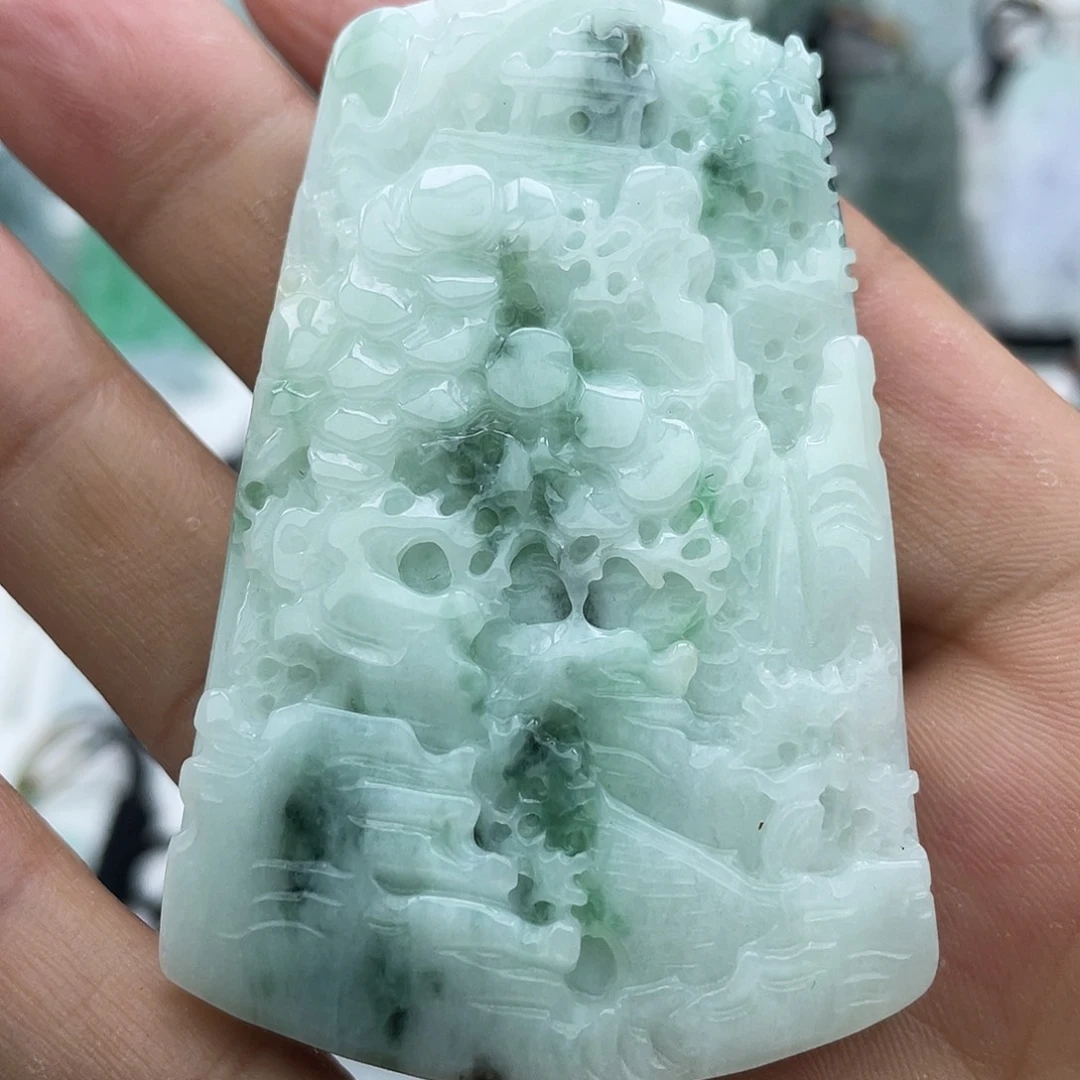 颈饰未镶嵌翡翠翡翠