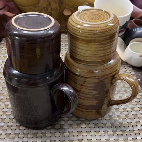 微瑕，电陶炉能用，约500毫升黑，咖各一个