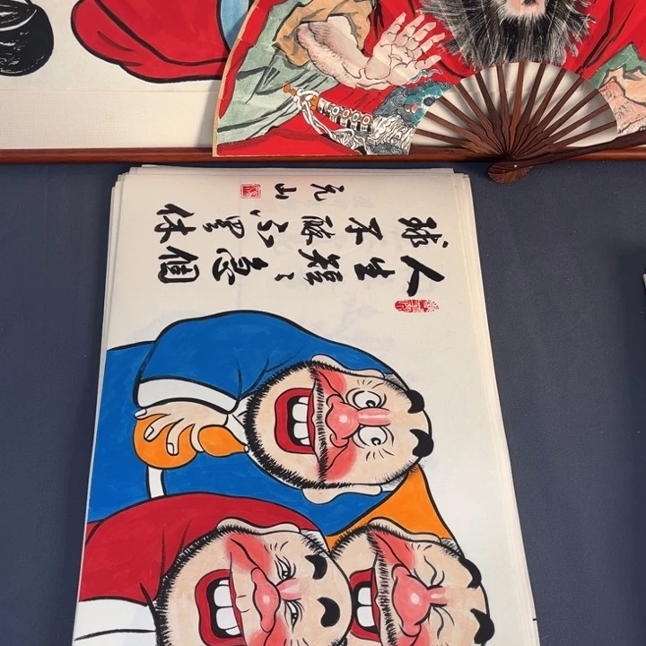 国画禅意纯手绘作品的