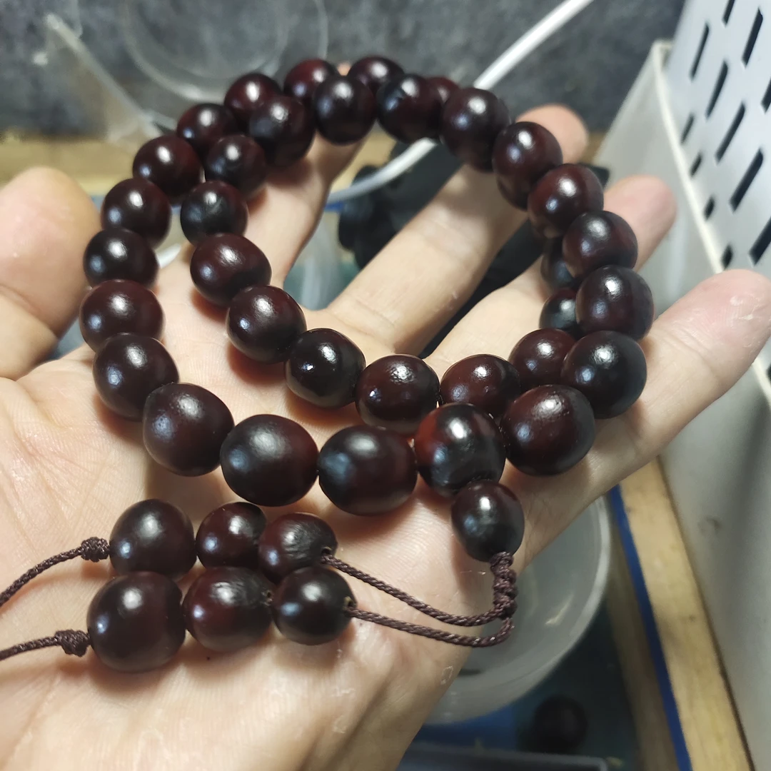 非金属木质手链 无患子籽苹果型珠36颗13手持老树型男女通用菩提